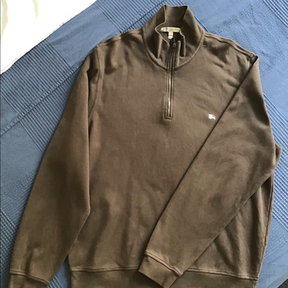 Burberry Half Zip Sweatshirt (Authentic)